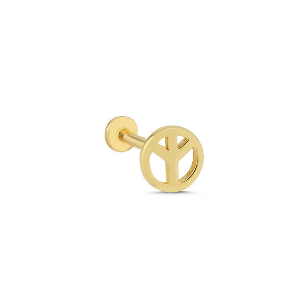 14k Gold Baris Tragus Piercing