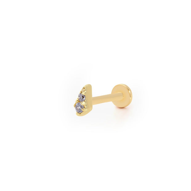 14k Gold Special Design Model Tragus Piercing