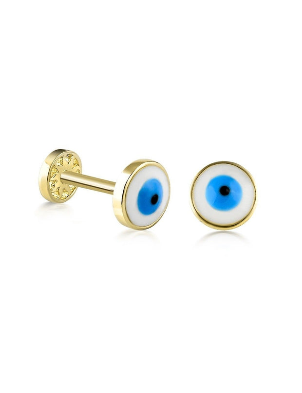 14k Gold Eye Greater Tragus Piercing