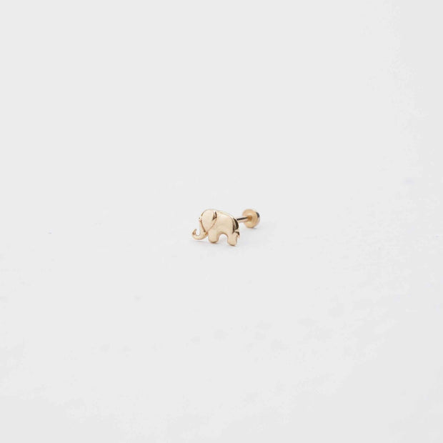 14k Gold Elephant Tragus