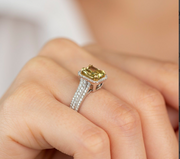 diamond ring, 2.31 ct. diamond ring, 2.31 ct. fancy yellow diamond ring