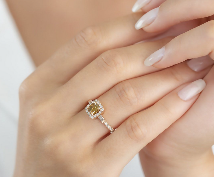 diamond ring, 1.47 ct. diamond ring