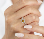 diamond ring, 0.40 ct. diamond ring, 0.40 ct. fancy yellow diamond ring