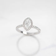 diamond ring, 0.71 ct. diamond ring, 0.71 ct. marquise diamond solitaire ring
