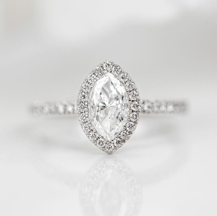 diamond ring, 0.71 ct. diamond ring, 0.71 ct. marquise diamond solitaire ring