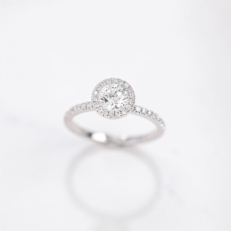 diamond ring, 0.72 ct. diamond ring, 0.72 ct. round diamond solitaire ring