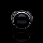 Men’s Sterling Silver Onxy Ring