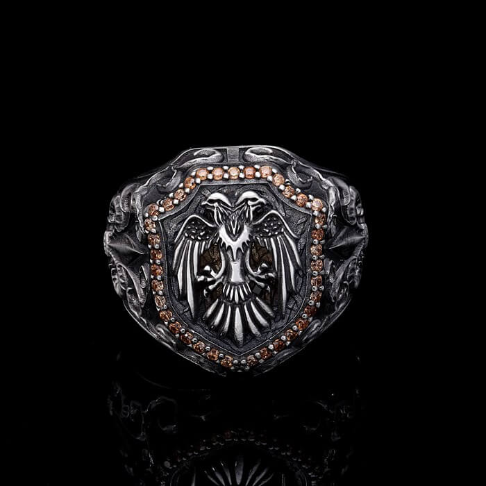 Men’s Sterling Silver Eagle Silver Ring