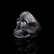 Men’s Sterling Silver Skull Ring