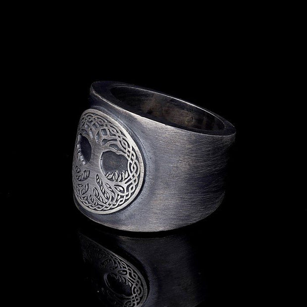 Men’s Sterling Silver Tree of Life Ring