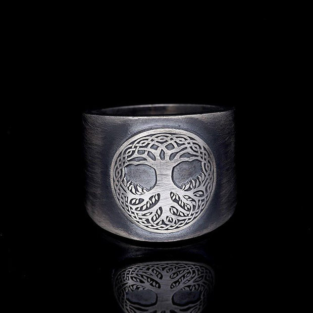 Men’s Sterling Silver Tree of Life Ring