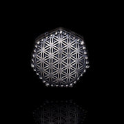 Men’s Sterling Silver Flower of Life Ring