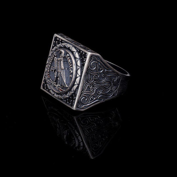Men’s Sterling Silver Antique Coin Ring