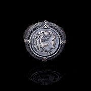 Men’s Sterling Silver Byzantine Ring