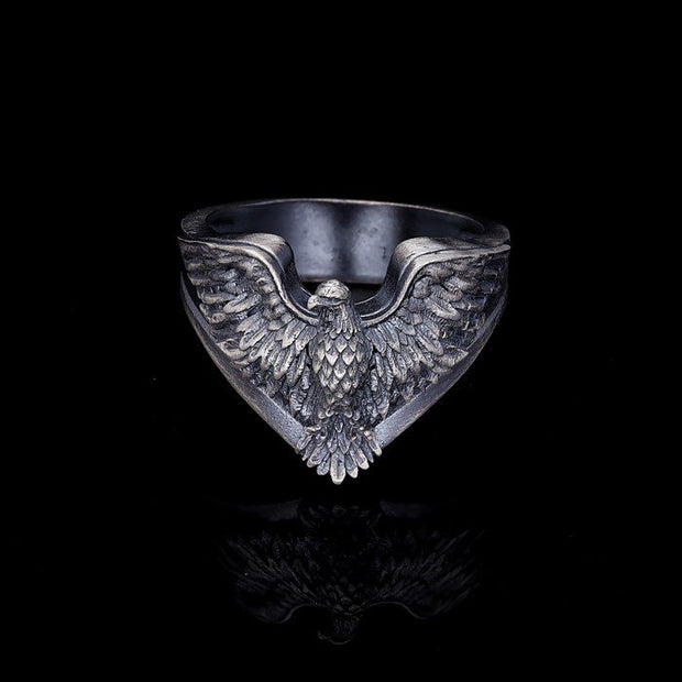 Men’s Sterling Silver Eagle Ring