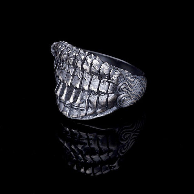 Men’s Sterling Silver Ancient Roman Ring