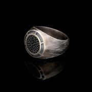 Men’s Sterling Silver Oval ring