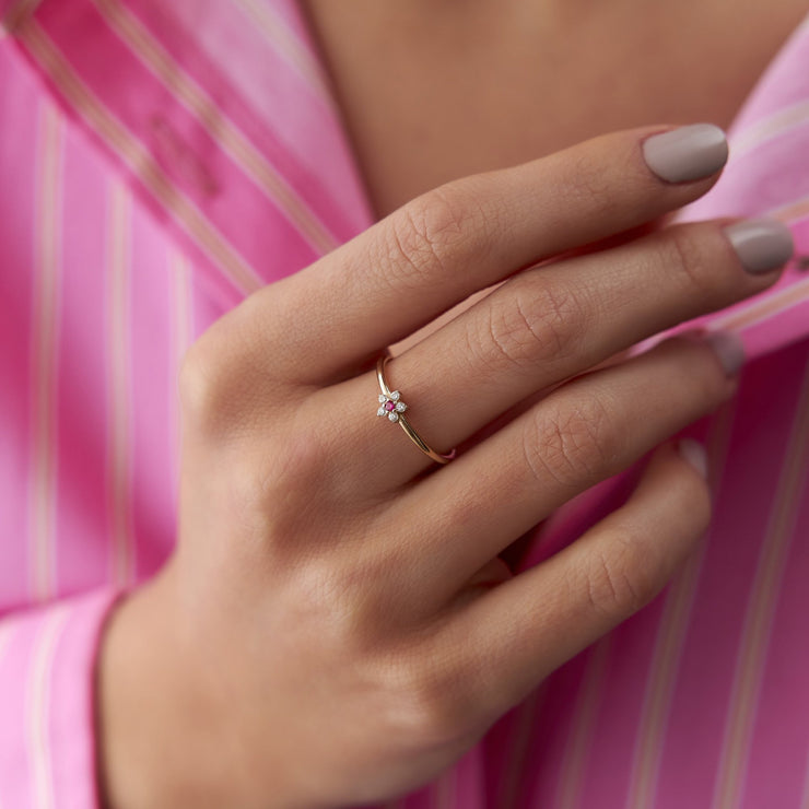 14k Gold Cemre Pink