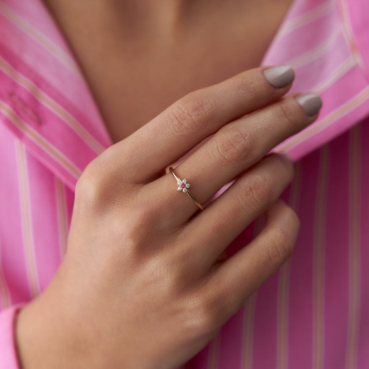 14k Gold Cemre Pink