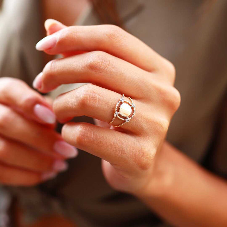 Ada Ring - Solid 14k Gold Ring