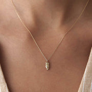 14k Gold 14k Solid Gold Owl Pendant Necklace - Solid 14k Gold Necklace