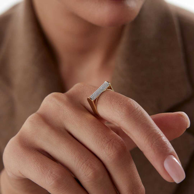 Gold Signet Ring - Solid 14k Gold Ring