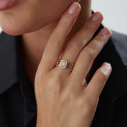 Daisy Mesh Ring - Solid 14k Gold Ring