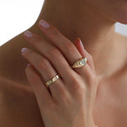 Heart Ring - Solid 14k Gold Ring
