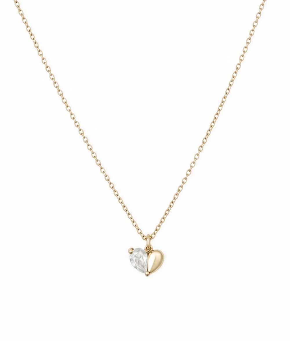heart diamond necklace
