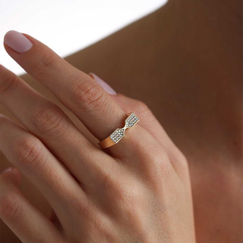 İnfinity Ring - Solid 14k Gold Ring