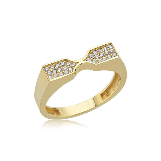 İnfinity Ring - Solid 14k Gold Ring