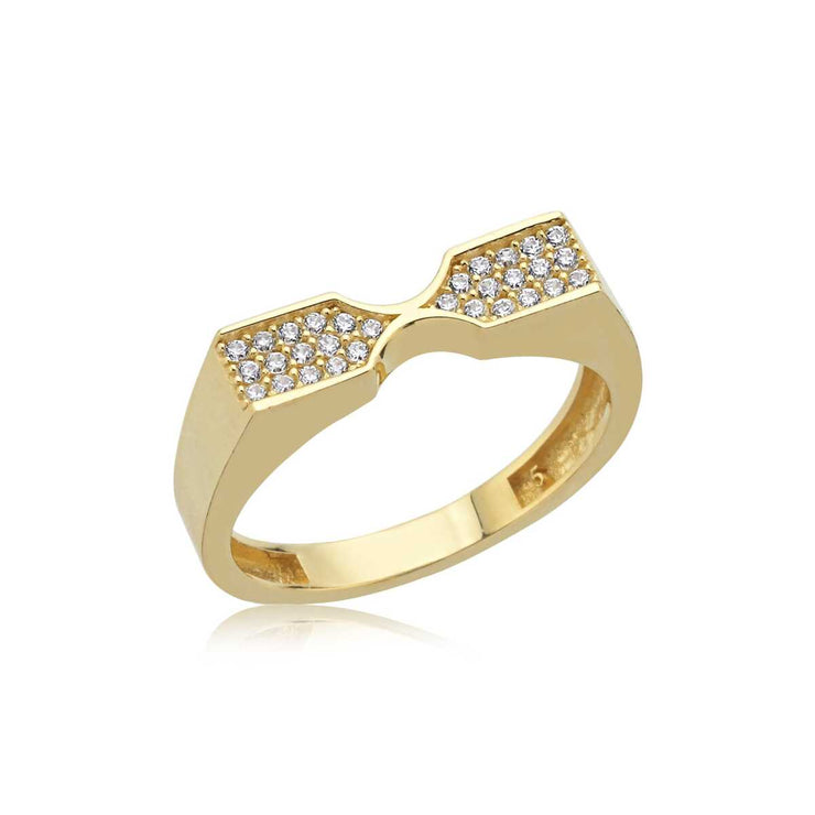 İnfinity Ring - Solid 14k Gold Ring