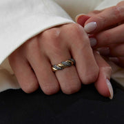 Croissant Ring in 14k Gold - Solid 14k Gold Ring