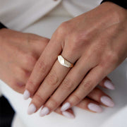 Arrow Ring - Solid 14k Gold Ring