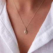 14k Gold 14k Gold Lion Necklace - Solid 14k Gold Necklace