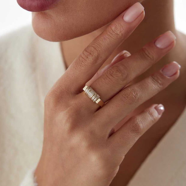 Elanor Ring - Solid 14k Gold Ring