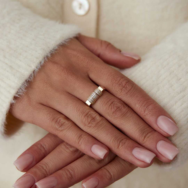 Elanor Ring - Solid 14k Gold Ring