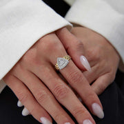 Trapez Cordon Ring - Solid 14k Gold Ring