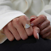 Trapez Cordon Ring - Solid 14k Gold Ring