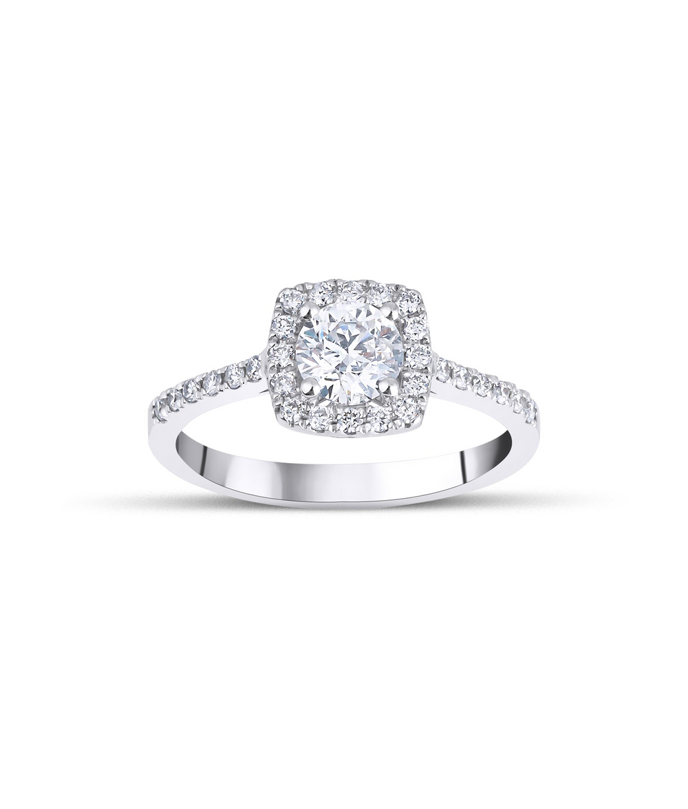 Round Cut Solitaire Diamond Ring