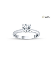 Round Cut GIA Certified Solitaire Diamond Ring