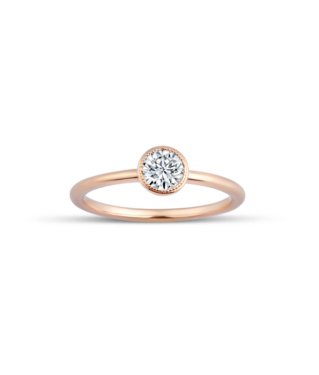 Round Cut Solitaire Diamond Ring