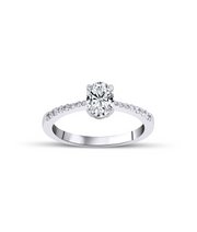 Oval Cut Halo Diamond Ring