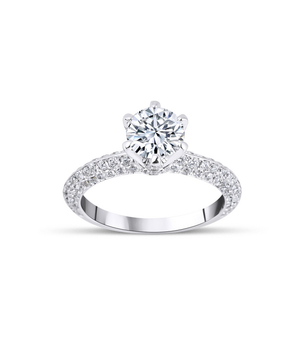 Round Cut Diamond Solitaire Ring