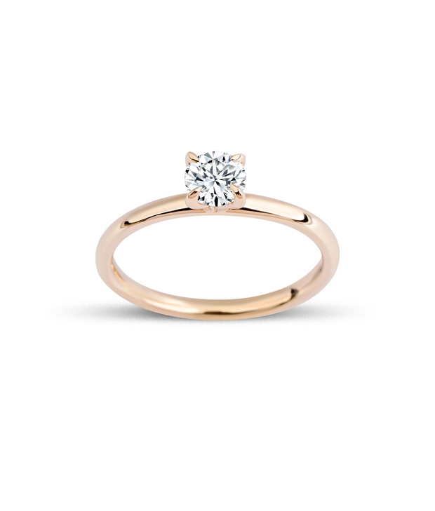 Round Cut Diamond Solitaire Ring