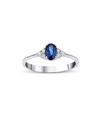 Sapphire Diamond Ring