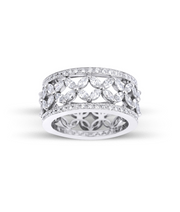 Marquise Diamond Full Turquoise Wedding Ring