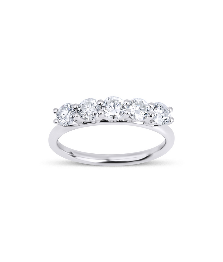 Special Design 5 Stone Diamond Ring