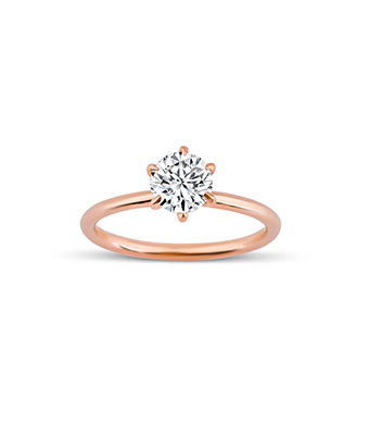 Round Cut Solitaire Diamond Ring