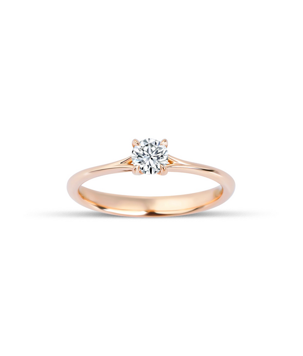 Round Cut Diamond Solitaire Ring